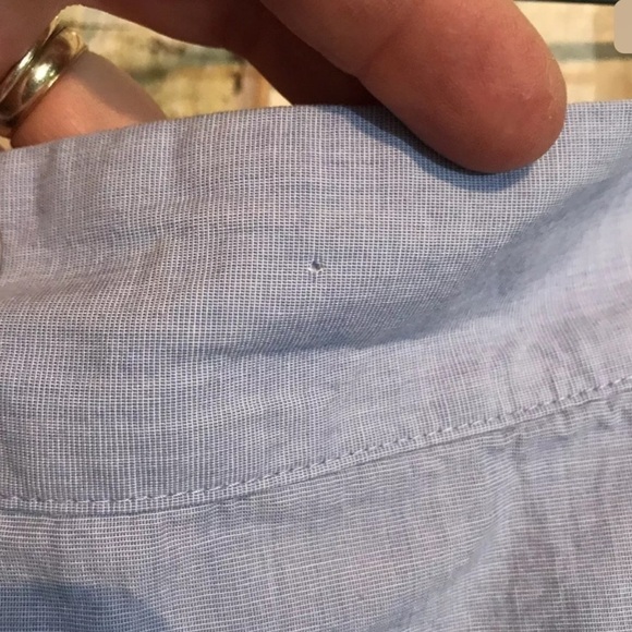 Lands End Canvas Womens Skirt Size 14 Blue Pleated - Picture 2 of 5